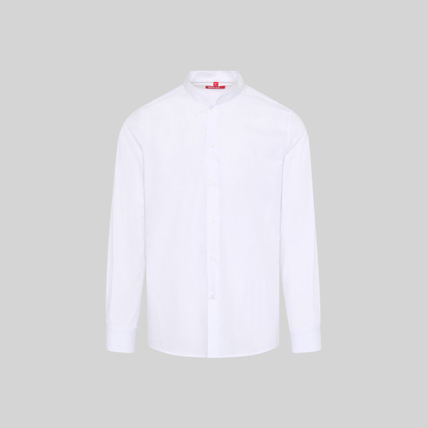 Chemise Homme M/L C/Mao Pop. Red Line