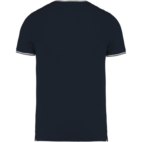 T-shirt maille piquée col V homme Kariban