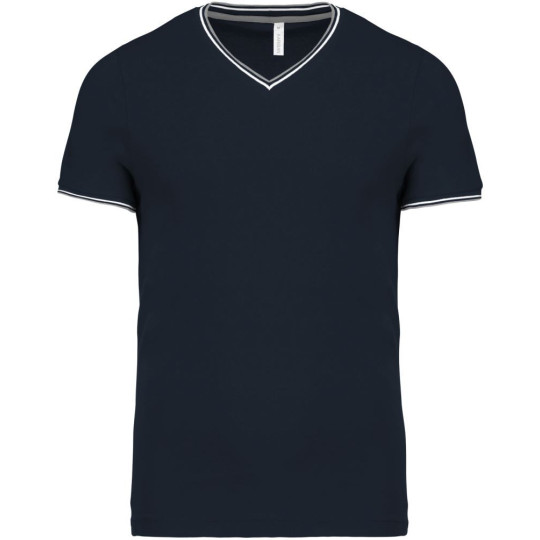 T-shirt maille piquée col V homme Kariban