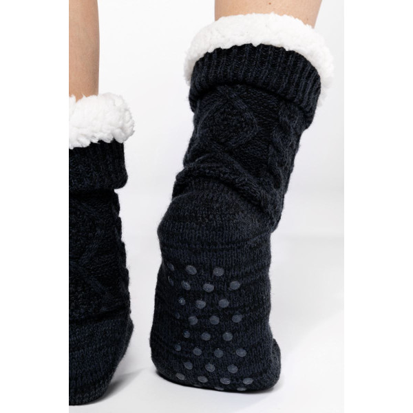 Chaussettes lounge doublées sherpa Kariban
