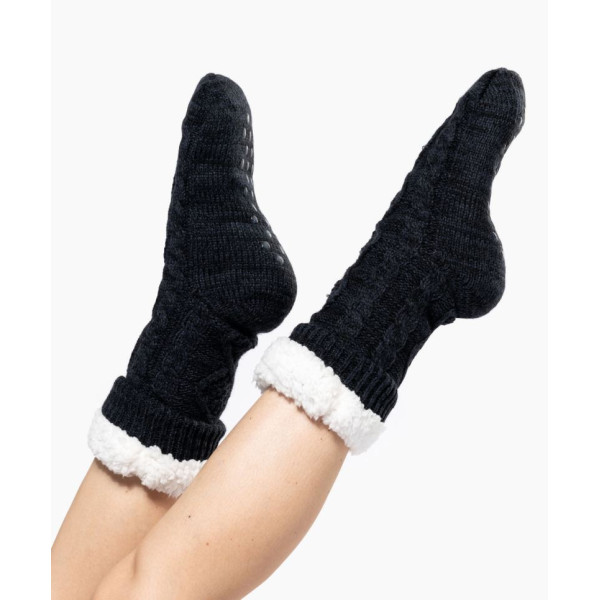 Chaussettes lounge doublées sherpa Kariban