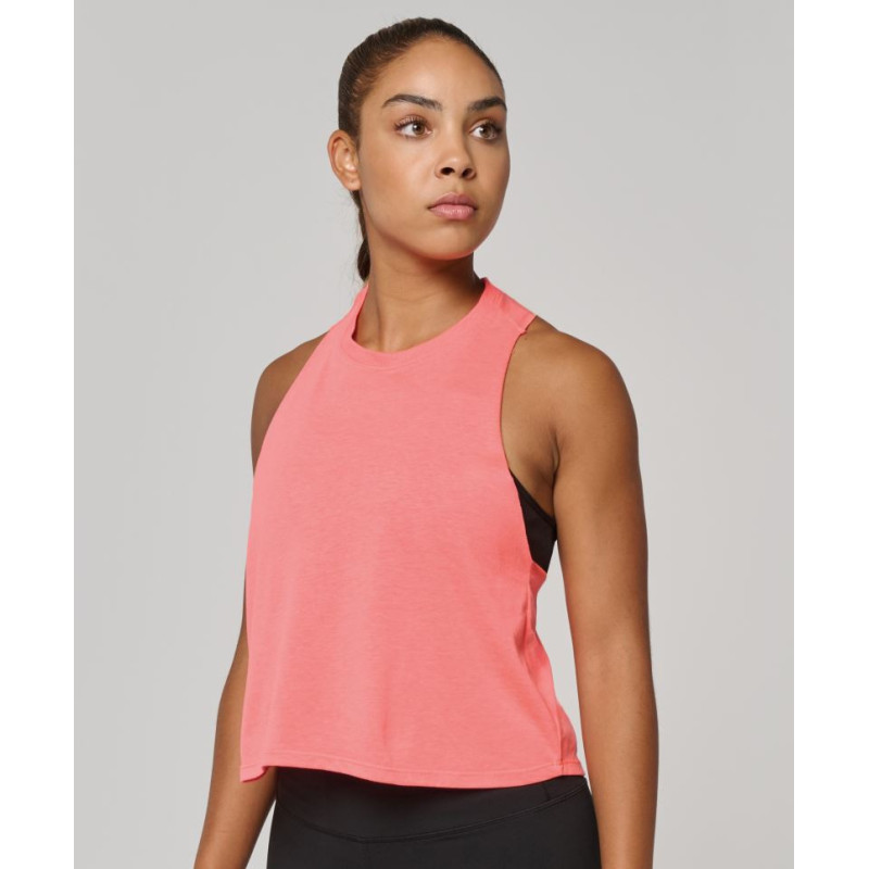 Débardeur crop Triblend femme ProAct