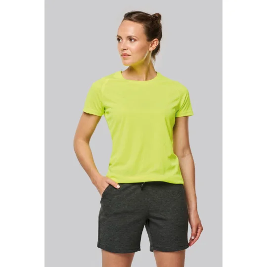 T-shirt de sport à col rond recyclé femme ProAct