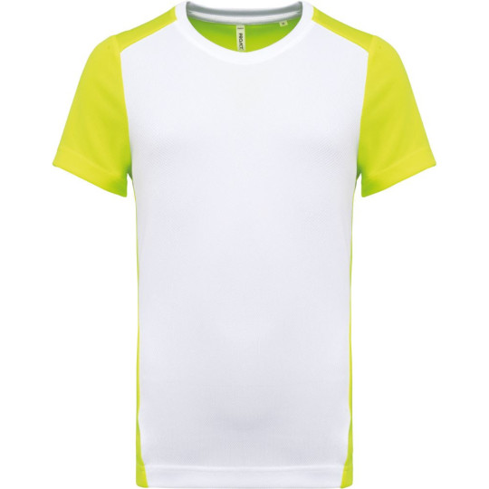 T-shirt de sport écoresponsable bicolore homme ProAct