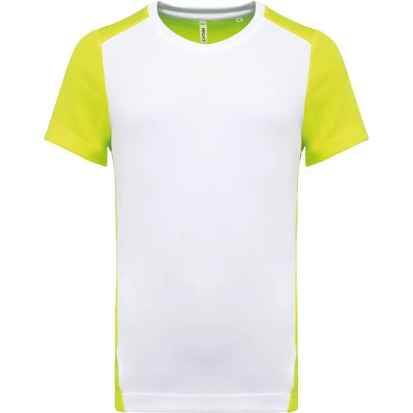 T-shirt de sport écoresponsable bicolore homme ProAct