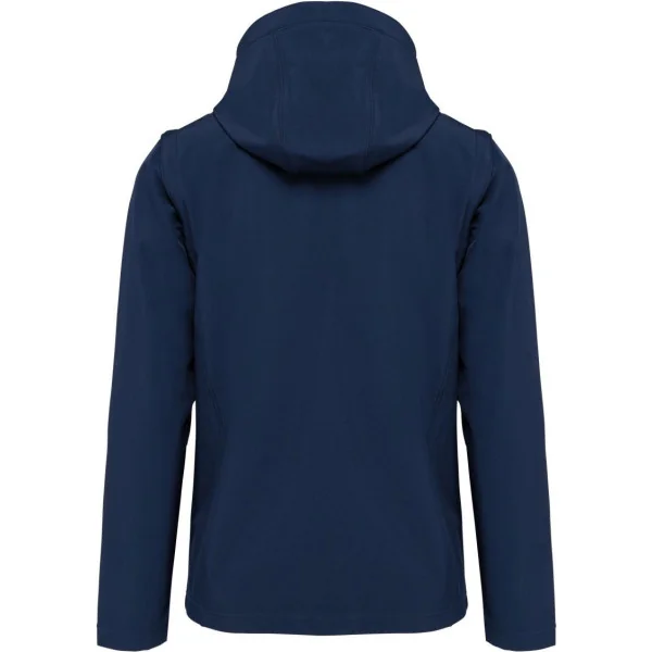 Veste Softshell 3 couches à capuche avec manches amovibles unisexe Kariban