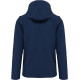 Veste Softshell 3 couches à capuche avec manches amovibles unisexe Kariban