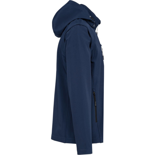 Veste Softshell 3 couches à capuche avec manches amovibles unisexe Kariban
